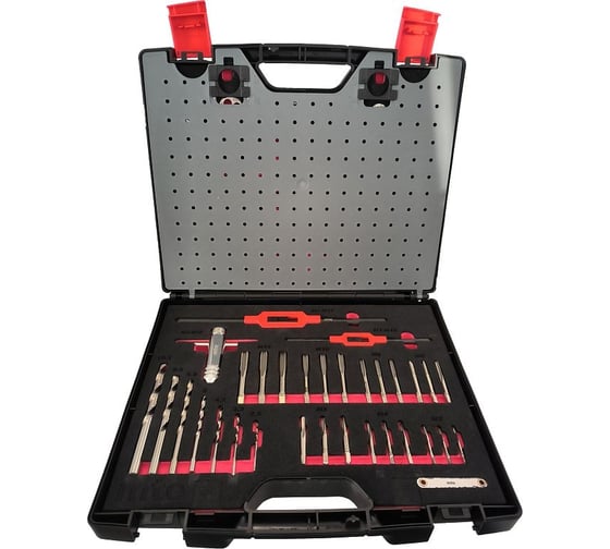 Изображение товара Набор ручных метчиков и плашек MTE HSS M3-12 45 предметов 2964065244