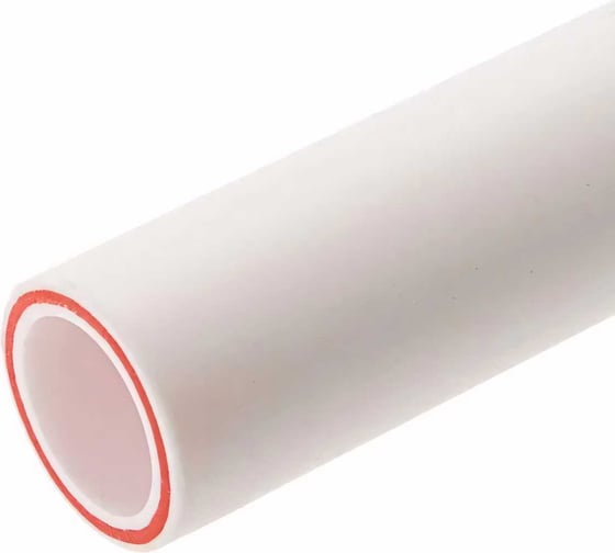 Изображение товара Труба VALFEX PP-R белая, армированная стекловолокном, 32х5.4 мм, 2 м, Т 90°С Ру25 SDR6 101060322 033-2478