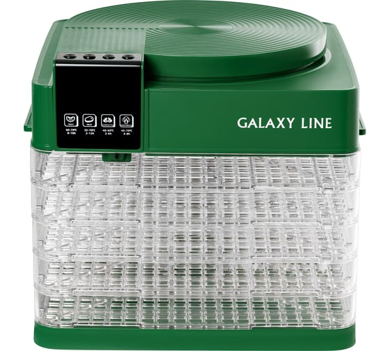 Изображение товара Электросушилка для овощей и фруктов Galaxy LINE GL 2630 ЗЕЛЕНЫЙ 7020926306