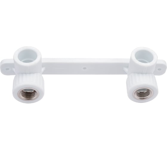 Изображение товара Монтажная планка VALFEX PP-R белая, 25х1/2 дюйма ВР, под смеситель 10124025 127-0299