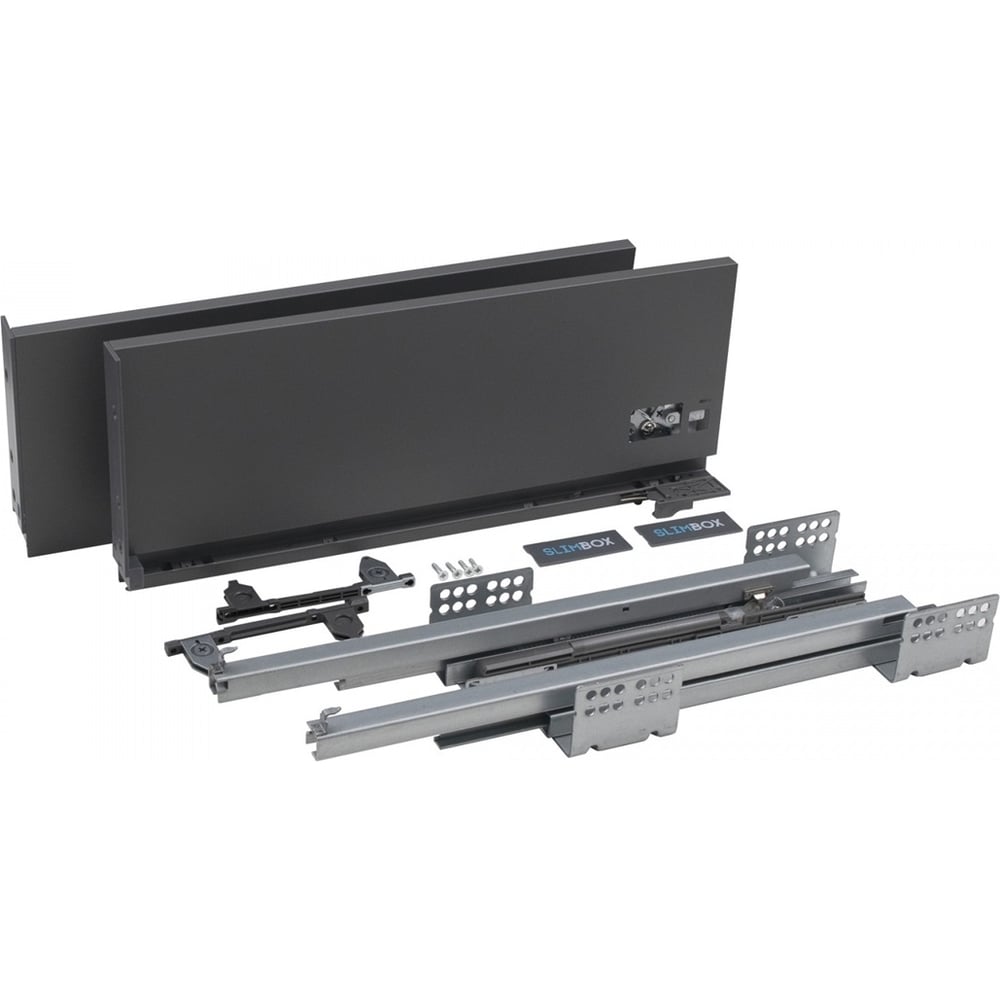 Изображение товара Система ящиков AKS Slimbox 175x300 мм, высокий, с доводчиком, графит