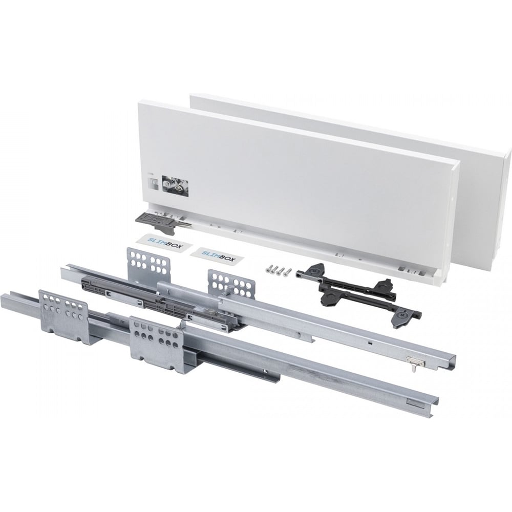 Изображение товара Система ящиков AKS Slimbox 175x350 мм с доводчиком белая