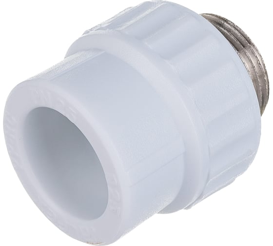 Изображение товара Комбинированная муфта VALFEX PP-R белая, 25х3/4 дюйма НР 10130025 127-0241