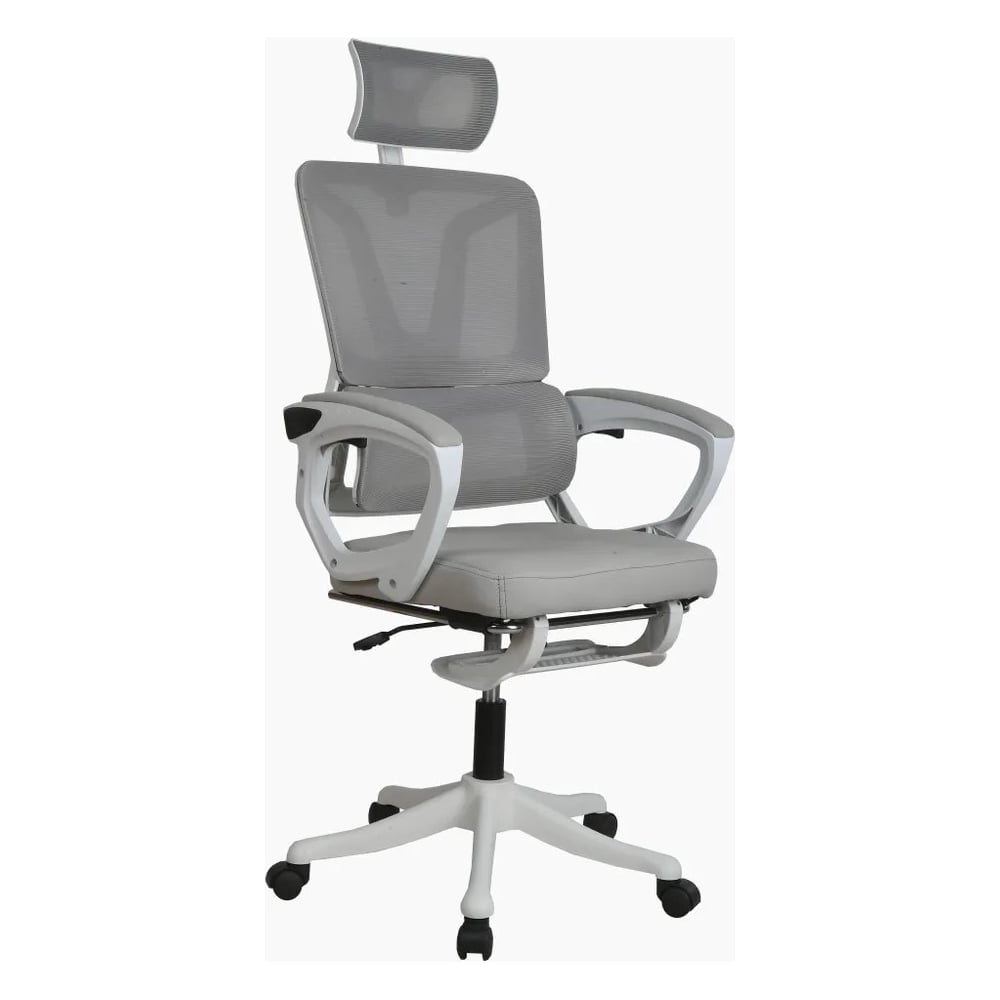 Изображение товара Кресло компьютерное Gramber серое с регулировками и ортопедической поддержкой