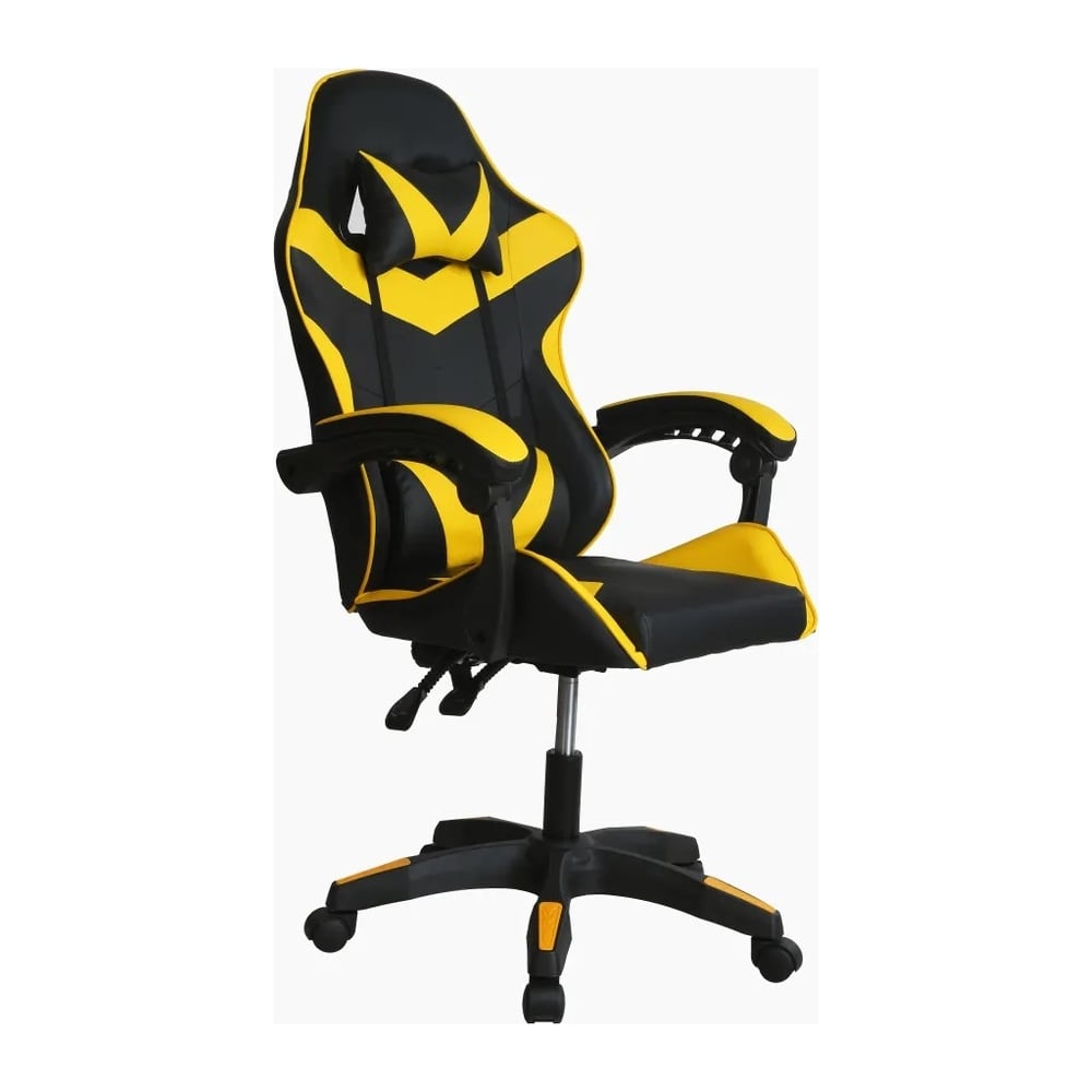 Изображение товара Компьютерное кресло Gramber E08 черно-желтое, регулируемое, современное
