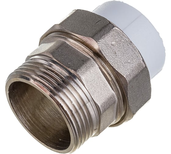 Изображение товара Комбинированная муфта VALFEX PP-R белая, разъем 32х1 1/4 дюйма НР 10156132 127-0228