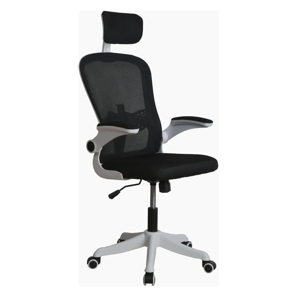 Изображение товара Кресло компьютерное Gramber черное С02 с подголовником и подлокотниками