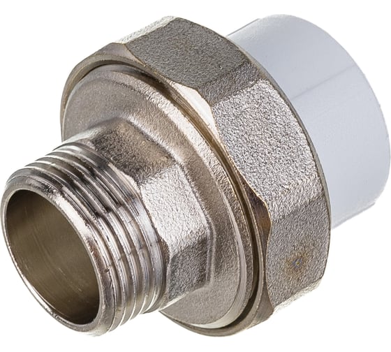 Изображение товара Комбинированная муфта VALFEX PP-R белая, разъем 25х3/4 дюйма НР 10156020 127-0224