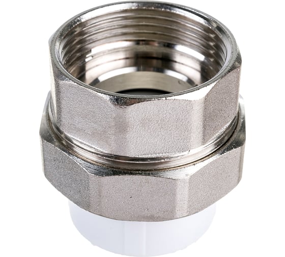 Изображение товара Комбинированная муфта VALFEX PP-R белая, разъем 32х1 1/4 дюйма ВР 10155132 127-0216