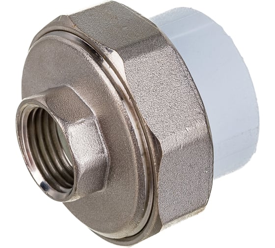 Изображение товара Комбинированная муфта VALFEX PP-R белая, разъем 32х1/2 дюйма ВР 10155215 127-1644