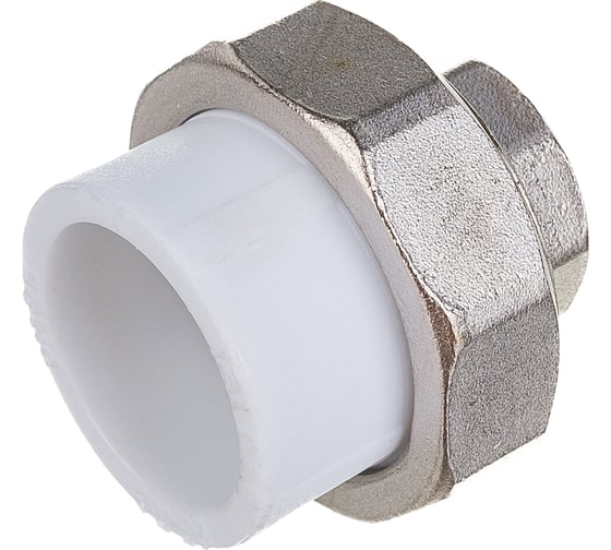 Изображение товара Комбинированная муфта VALFEX PP-R белая, разъем 32х3/4 дюйма ВР 10155220 127-0214