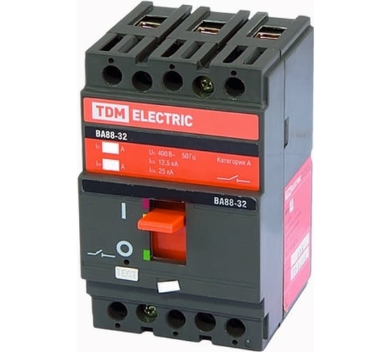 Изображение товара Автоматический выключатель TDM ELECTRIC ВА88-32, 3Р, 125А, 25кА SQ0707-0009