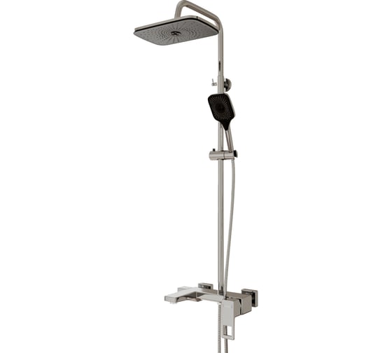 Изображение товара Душевая система MIXLINE ml2409 (смеситель 35к с изливом + лейка 3 поз.+ душевой шланг + тропический душ) 553214