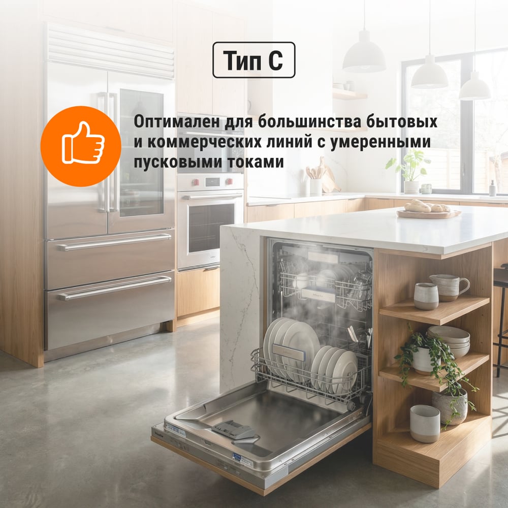 Изображение товара Автоматический выключатель с механической блокировкой (байпас) ВА47-29Б TDM ELECTRIC 3Р+3Р 6А 4,5кА х-ка C SQ0206-0416