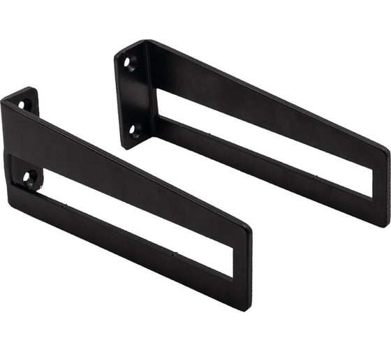 Изображение товара Полкодержатель AKS TREND черный матовый, левый и правый 93785