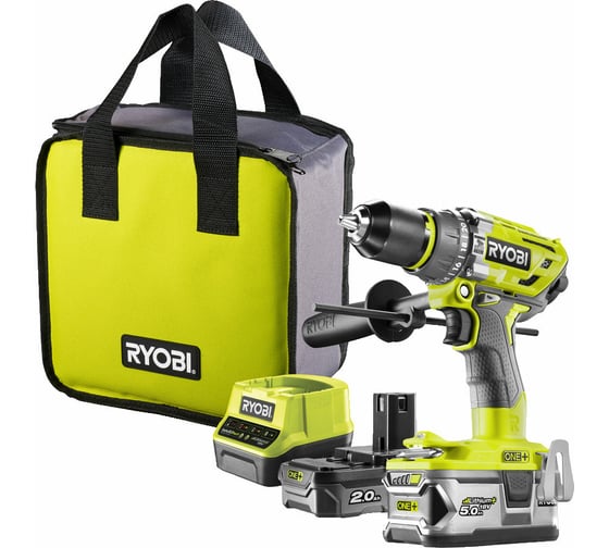 Изображение товара Бесщеточная ударная дрель-шуруповерт Ryobi ONE+ R18PD7-252S 5133004391