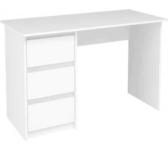 Изображение товара Письменный стол Woodville Айден СТП06-1200 ЛДСП белое / ЛДСП белое 528270