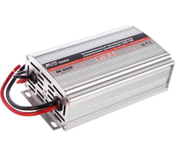Изображение товара Конвертер AVS IN-2440 24/12 V 40 A 43899