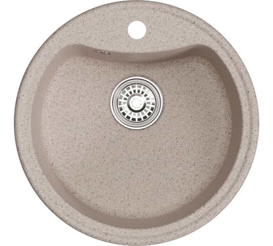 Изображение товара Мойка MIXLINE ML-GM09 круглая, песочная 302, 510 мм глубина чаши 190 NEW 551793