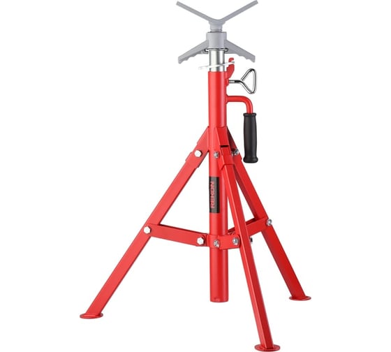 Изображение товара Подставка для труб с V-образной головкой, 510 - 960 мм, низкая REKON 033011