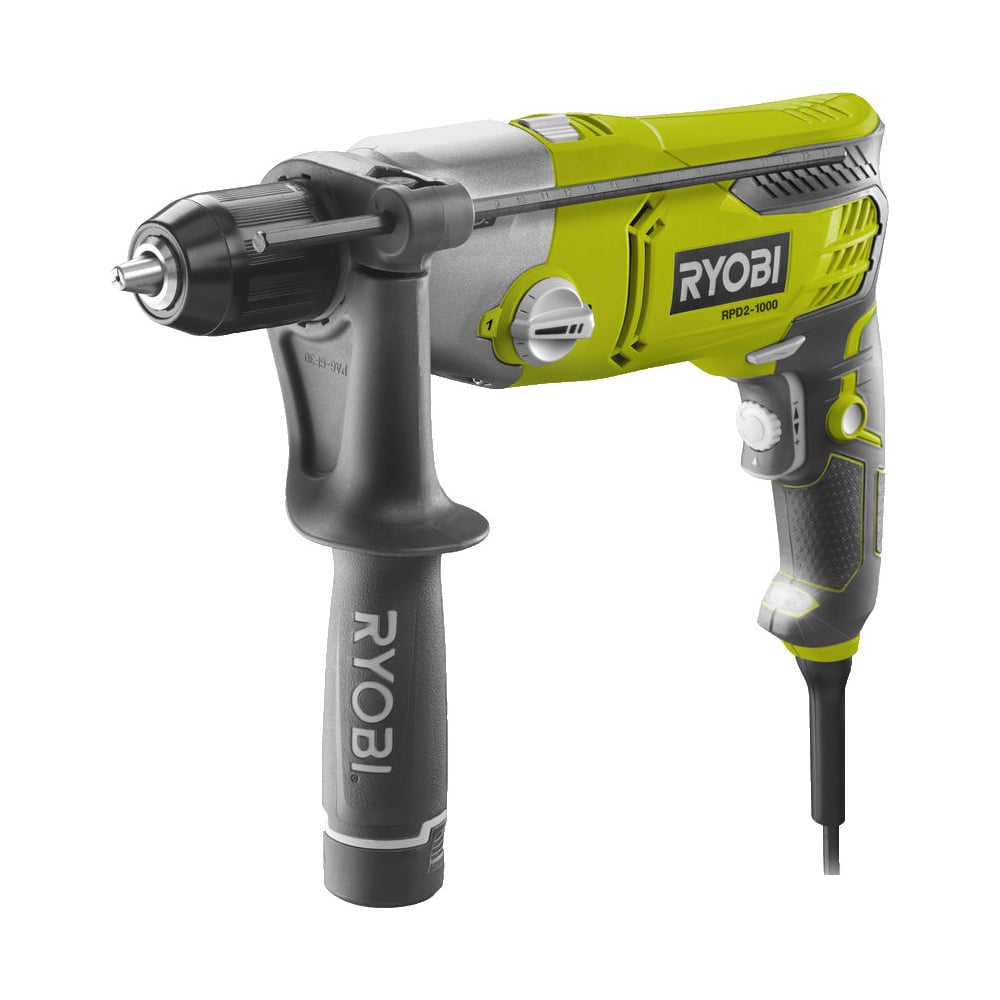 фото Ударная двухскоростная дрель ryobi rpd2-1000k 5133002275