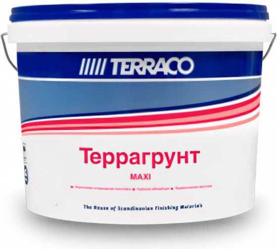 Изображение товара Проникающий грунт TERRACO ТЕРРАГРУНТ Maxi универсальный для фасадных и внутренних работ 10кг 6814310