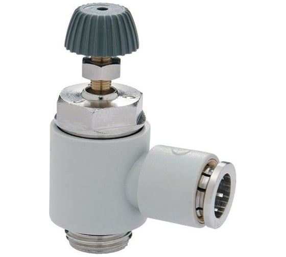 Изображение товара Дроссель с обратным клапаном PMCU 704-1/8-8 регулирование на выхлопе CAMOZZI 30-8105-4948