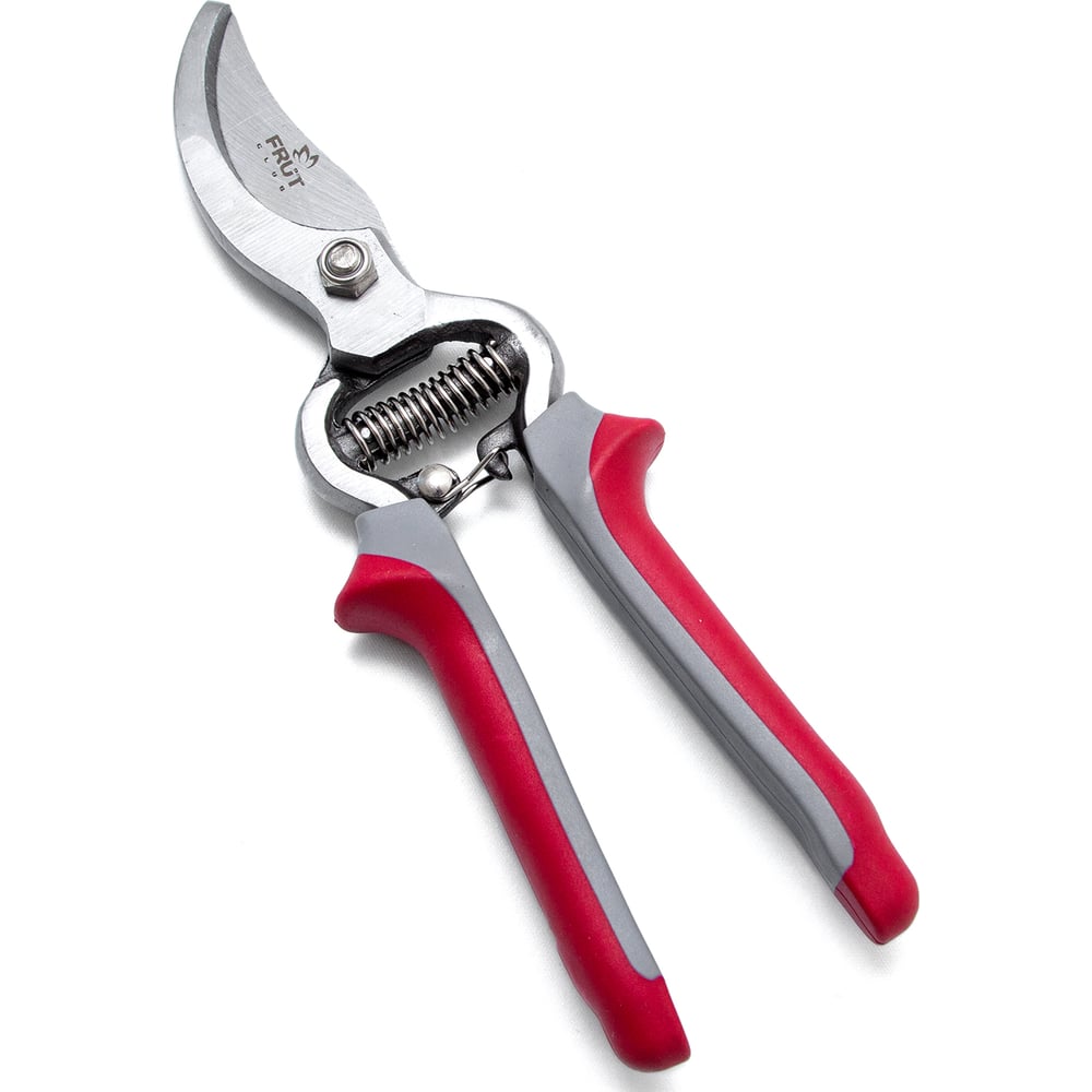 Изображение товара Цельнокованый универсальный секатор FRUT CLUB 402217 с фиксатором и двухкомпонентным покрытием руко