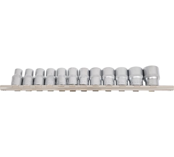 Изображение товара Набор торцевых головок 6-гранных (12 шт; 10-24 мм; 1/2) ROCKFORCE RF-4121-5