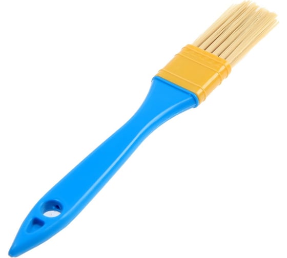 Изображение товара Плоская кисть ЛОМ промо, искусственная щетина, пластиковая рукоятка, 1, 25 мм 9845878