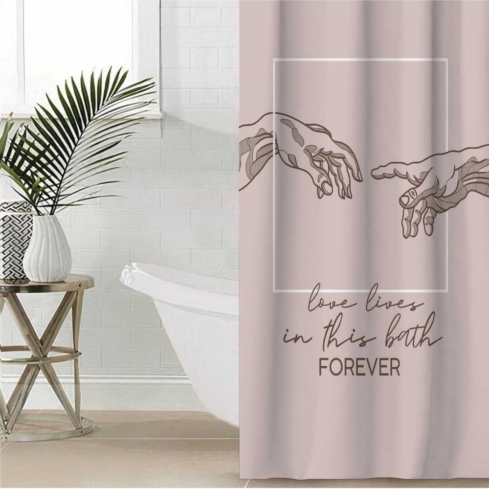 Изображение товара Штора для ванной Этель Adam 145x180 см полиэстер с водоотталкивающим покрытием