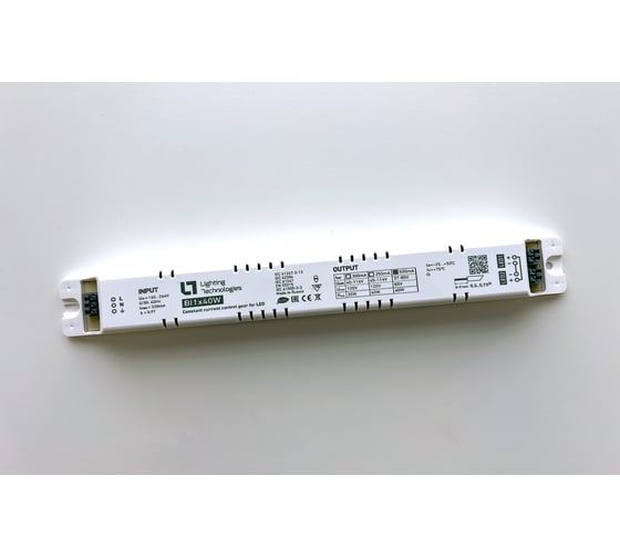 Изображение товара Cветодиодный драйвер Световые технологии bi1x40w 0.5a led 40вт-500ма 2002002500
