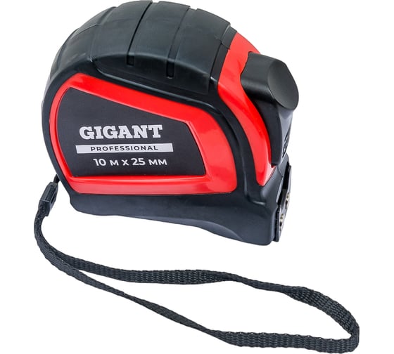 Изображение товара Рулетка Gigant Professional с автостопом 10м 25мм GPGW-05