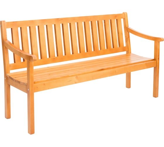 Изображение товара Скамья ООО "Фотон" ЛИНДА 3х-местная, цвет орех 4627074041997