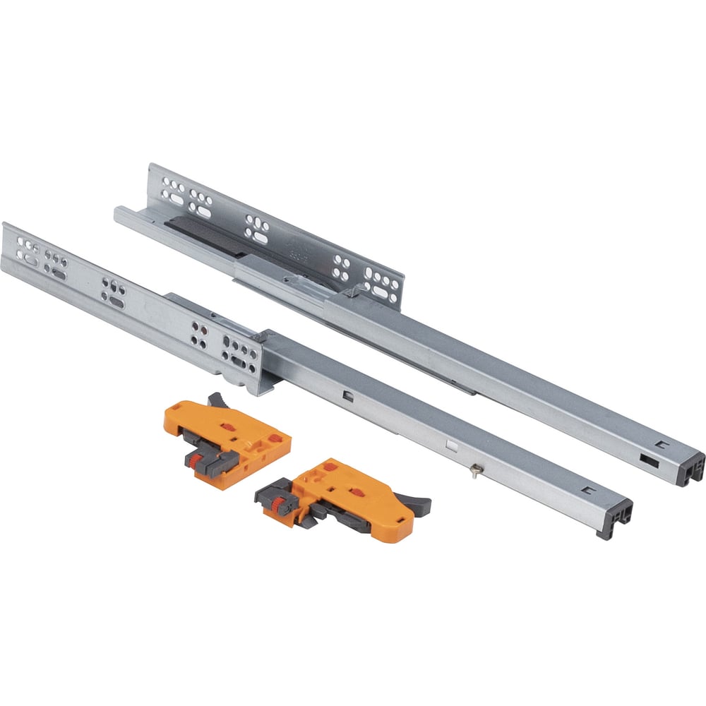 Изображение товара Направляющая скрытого монтажа AKS 3D L-400 Push-to-open до 40 кг для мебели