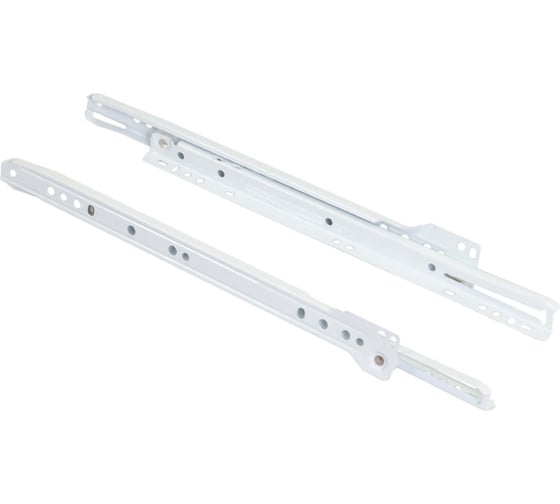 Изображение товара Направляющая роликовая AKS L-600, 0,9мм, белая, комплект левая правая AK 23641