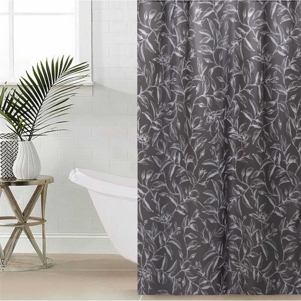 Изображение товара Штора для ванной Этель Magnolia 145x180 см полиэстер водоотталкивающая