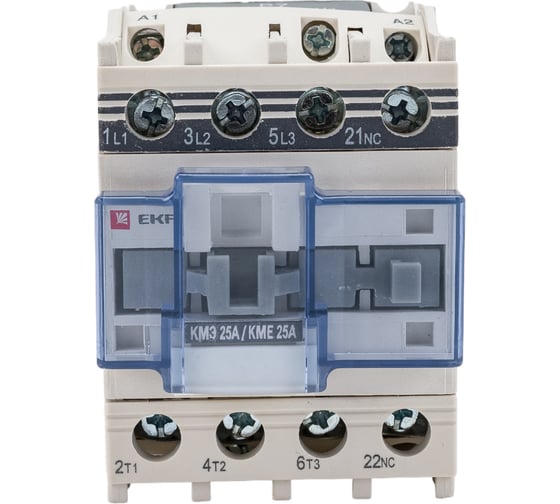 Изображение товара Малогабаритный контактор EKF КМЭ PROxima 25А 220В 1NC ctr-s-25-220-nc