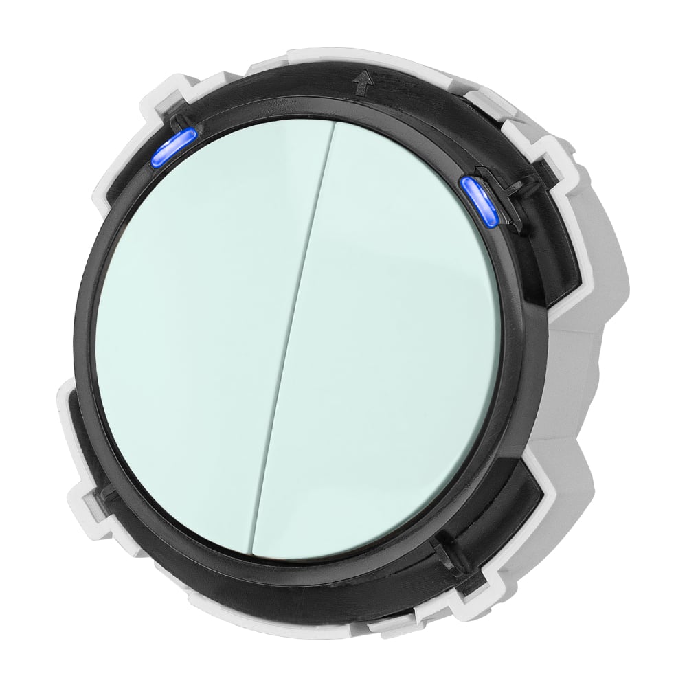 Изображение товара Выключатель проходной 2-кл. 16А фисташковый серия Байкал SQ1819-0125