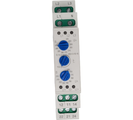 Изображение товара Реле контроля напряжения Меандр РКН-3-15-15 AC230В/AC400B УХЛ4 A8302-16933945