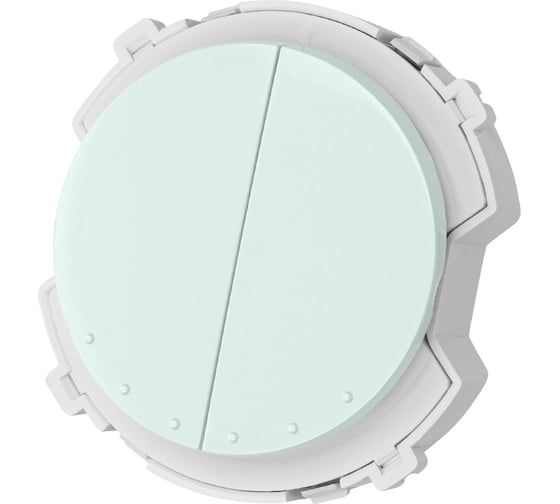 Изображение товара Выключатель TDM ELECTRIC 2-кл. 16а 250в проходной фисташковый, "байкал" SQ1819-0134