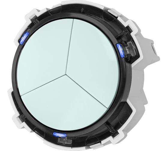 Изображение товара Выключатель TDM ELECTRIC 3-кл. 16а 250в проходной кнопочный механизм фисташковый, "байкал" SQ1819-0127