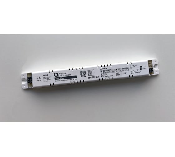 Изображение товара Светодиодный драйвер Световые технологии b1x50w 0.3a led 50вт-300ма 2002002600