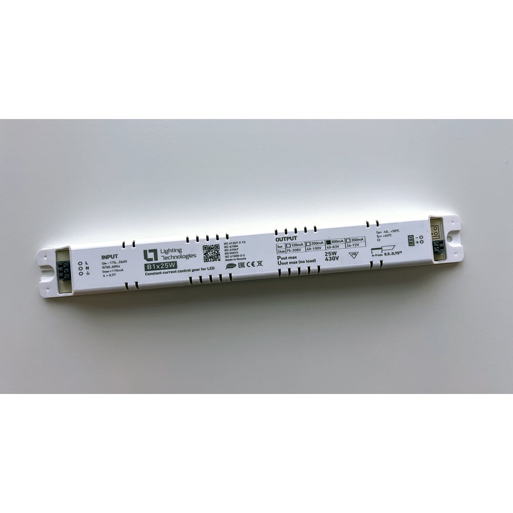Изображение товара Светодиодный драйвер Световые технологии B1x25W 0.3A LED 25Вт