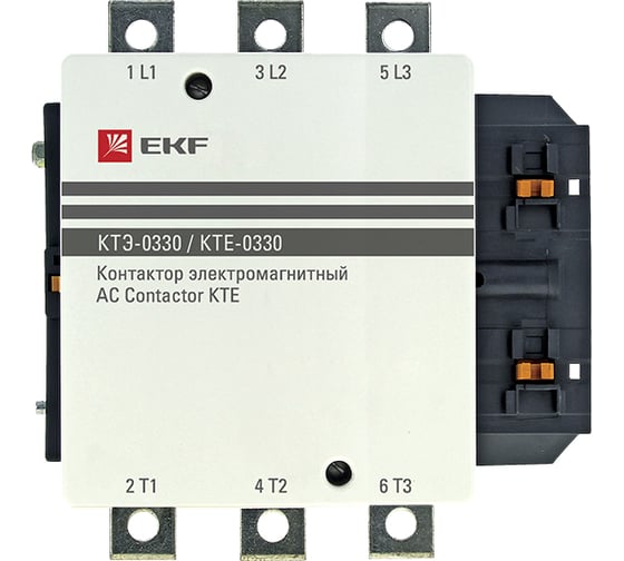 Изображение товара Контактор EKF КТЭ PROxima 330А 230В NO ctr-b-330