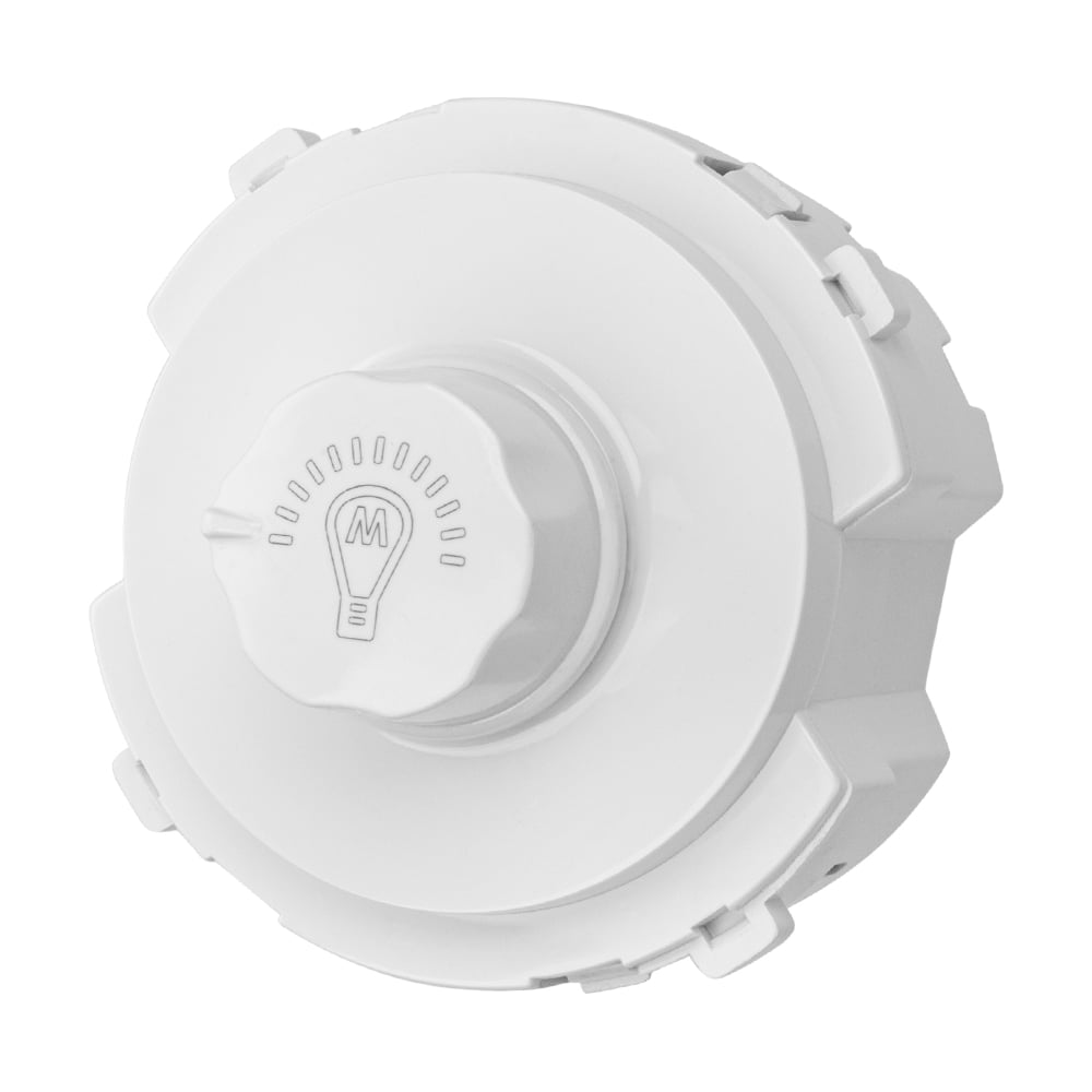 Изображение товара Светорегулятор поворотный TDM ELECTRIC Байкал SQ1819-0041 белый для регулировки освещения 300 Вт