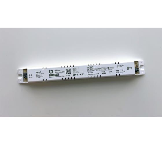 Изображение товара Cветодиодный драйвер Световые технологии B1x25W 0.35A LED 25Вт-350мА 2002003300