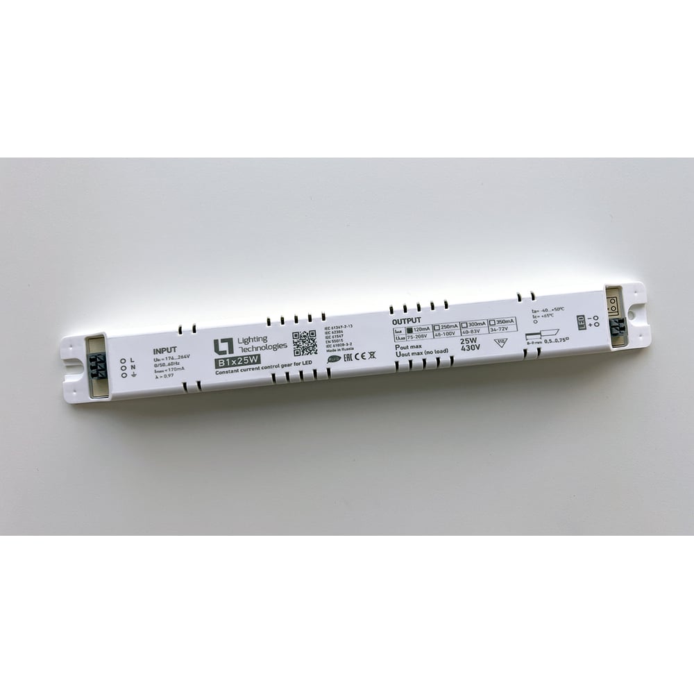 Изображение товара Cветодиодный драйвер Световые технологии B1x25W 0.12A LED 25Вт-120мА 2002003270