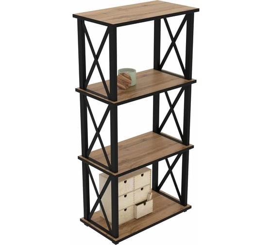 Изображение товара Стеллаж Эвент Лофт-4 СЛ-4 500х300х1120 Дуб Вотан