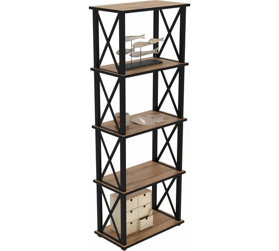 Изображение товара Стеллаж Эвент Лофт-5 СЛ-5 500х300х1470 Дуб Вотан